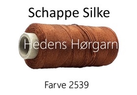 Schappe- Seide 120/2x4 farve 2539 brun